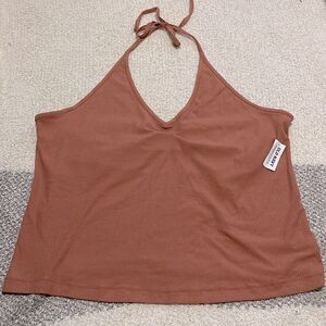 NWT- Old Navy - 3X. Fitted Ribbed Halter Top